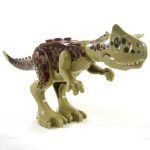 LEGO Dinosaur: Carnotaurus, Large (Juvenile), Dark Tan and Brown