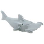 LEGO Shark, Hammerhead, Light Bluish Gray