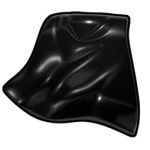 LEGO Cape, Molded Rubber, Black