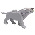 LEGO Wolf, Light Bluish Gray