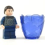 LEGO Egg, Transparent Dark Purple Bottom