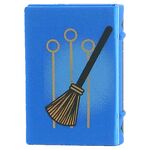 LEGO Book, Large, Blue with Snitch and Broomstick