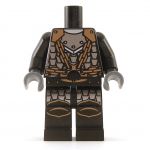 LEGO Black clothing with Scale Mail and Chains