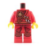 LEGO Red Armored Keikogi with Lion Head