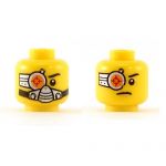 LEGO Head, Cyborg Eyepiece, Dual Sided