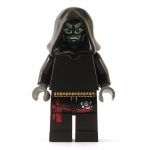 LEGO Drow Mage, black with red sash