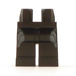 LEGO Legs, Black with Armor Pattern