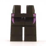 LEGO Legs, Black with Pink Sides