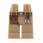 LEGO Legs, Dark Tan with Belt and Pouch