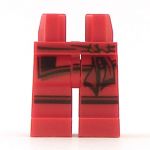 LEGO Legs, Red, Shirt Bottom with Red Sash