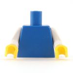 LEGO Torso, Plain Blue with White Arms