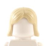 LEGO Hair, Center Part and Bangs, Tan