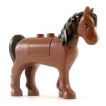 LEGO Riding Horse, brown, v3
