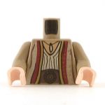 LEGO Torso, Arabian Robe with Pendant and Patches