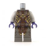 LEGO Dark Gray Outfit with Gold, Dark Brown and Dark Purple Armor