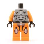 LEGO Orange Legs and Arms with Armored Torso and Knee Pads