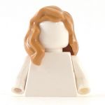 LEGO Hair, Female, Mid-Length with Part over Right Shoulder, Light Brown
