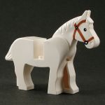 LEGO Riding Horse, white, v1