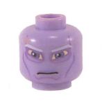 LEGO Head, Lavender with Stern Expression, Large Eyes