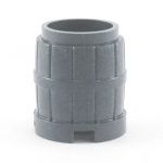 LEGO Small Barrel, Dark Bluish Gray