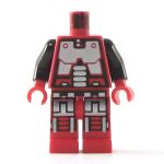 LEGO Red Plate Armor, Geometric/Futuristic Design