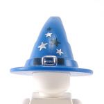 LEGO Wizard's Hat, Blue with Blue Stars