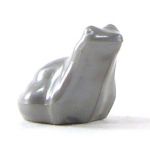 LEGO Frog (or Toad, or Poison Frog) - flat silver