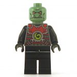 LEGO Orc, Fighter, Red and Gray Armor, Black Outfit