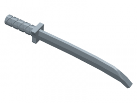LEGO Sword, Katana with Square Guard