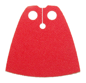 LEGO LEGO Cape, Standard Shape, Red, Stretchy Fabric