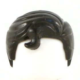 LEGO Hair, Combed Front to Back, Black [CLONE]