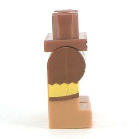 LEGO Legs, Armored Skirt with Brown Boots