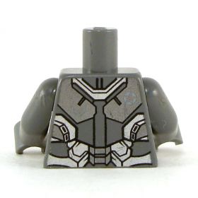 LEGO Torso, Gray Futuristic Armor