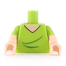 LEGO Torso, Lime Green V-Neck