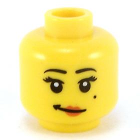 LEGO Head, Female, Smirk and Beauty Mark