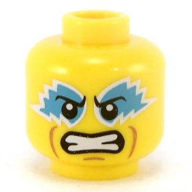 LEGO Head, Green Face Paint [CLONE]