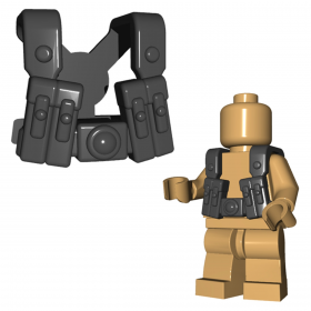 LEGO Shoulder Straps with Four Tall Belt Pouches, Stud on Back