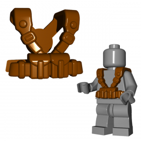 LEGO Shoulder Straps with Tall Center Belt Pouches, Stud on Back