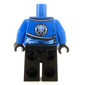 LEGO Blue Outfit with Energy Pattern