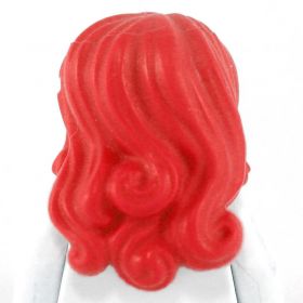 LEGO Hair, Female, Wavy and Thick, Red