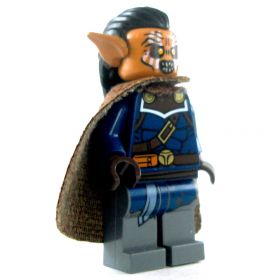 LEGO Hobgoblin Devastator, Dark Blue Shirt, Brown Cape