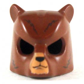 LEGO Head/Mask, Brown Bear