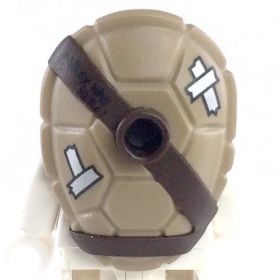 LEGO Tortle Shell, Dark Tan with Sash and Stud