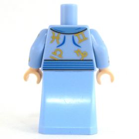 LEGO Blue Wizard Robe with Stars and Moons Pattern [CLONE]
