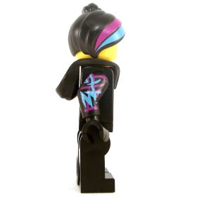 LEGO Complete outfit, Black with Azure and Magenta Highlights, Female