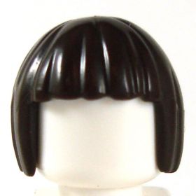 LEGO Hair, Female with Short Bob, Black