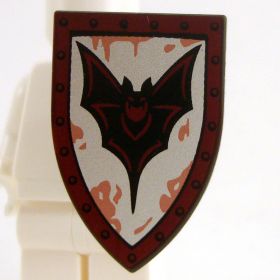 LEGO Shield, Large Triangular with Bat Design