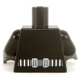 LEGO Torso, Black Futuristic Armor