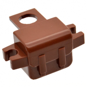 LEGO Backpack with Side Clips, Reddish Brown