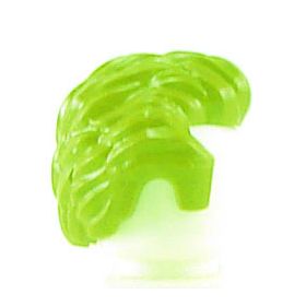 LEGO Hair, Swept Back with Slight Widow's Peak and Sideburns, Lime Green